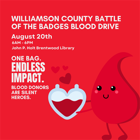 poster for blood drive