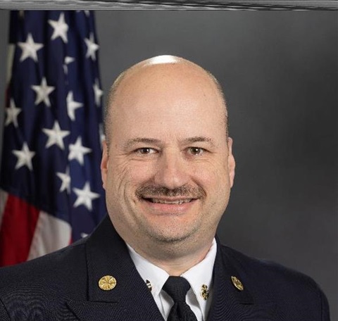 Head shot of Fire Chief Brian Goss